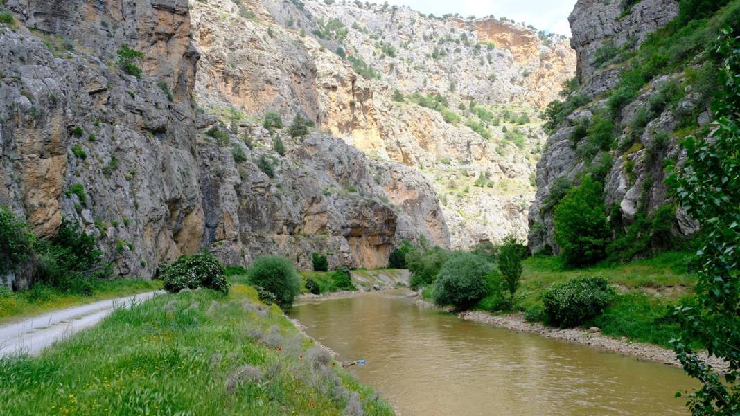 Konya'da adeta dolup taşan tabiat parkının rengi değişti! 5